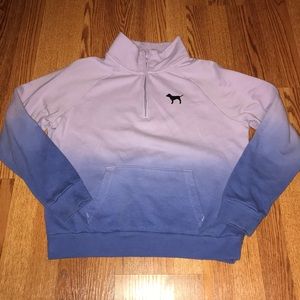 PINK PURPLE AND BLUE OMBRE SWEATSHIRT